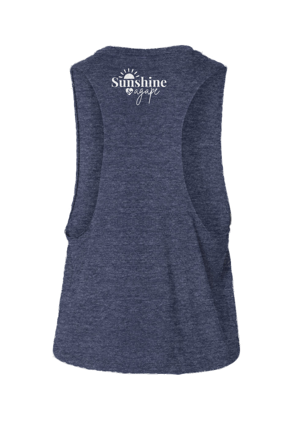 'Love is Agape' Racerback Cropped Tank - Women's