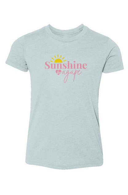 'Sunshine & Agape' Tee - Youth