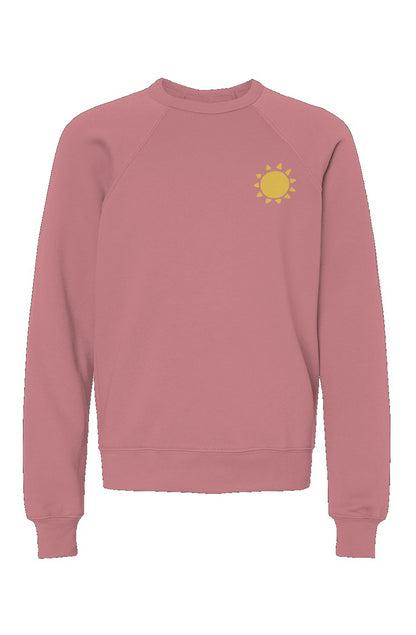 'Sunshine & Agape' Crewneck Sweatshirt - Youth