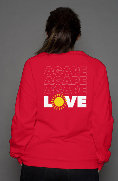 'Agape & Love' Crewneck Sweatshirt - Unisex