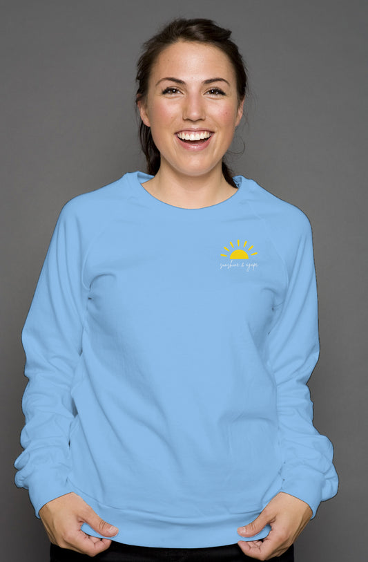 unisex crew neck sweatshirt