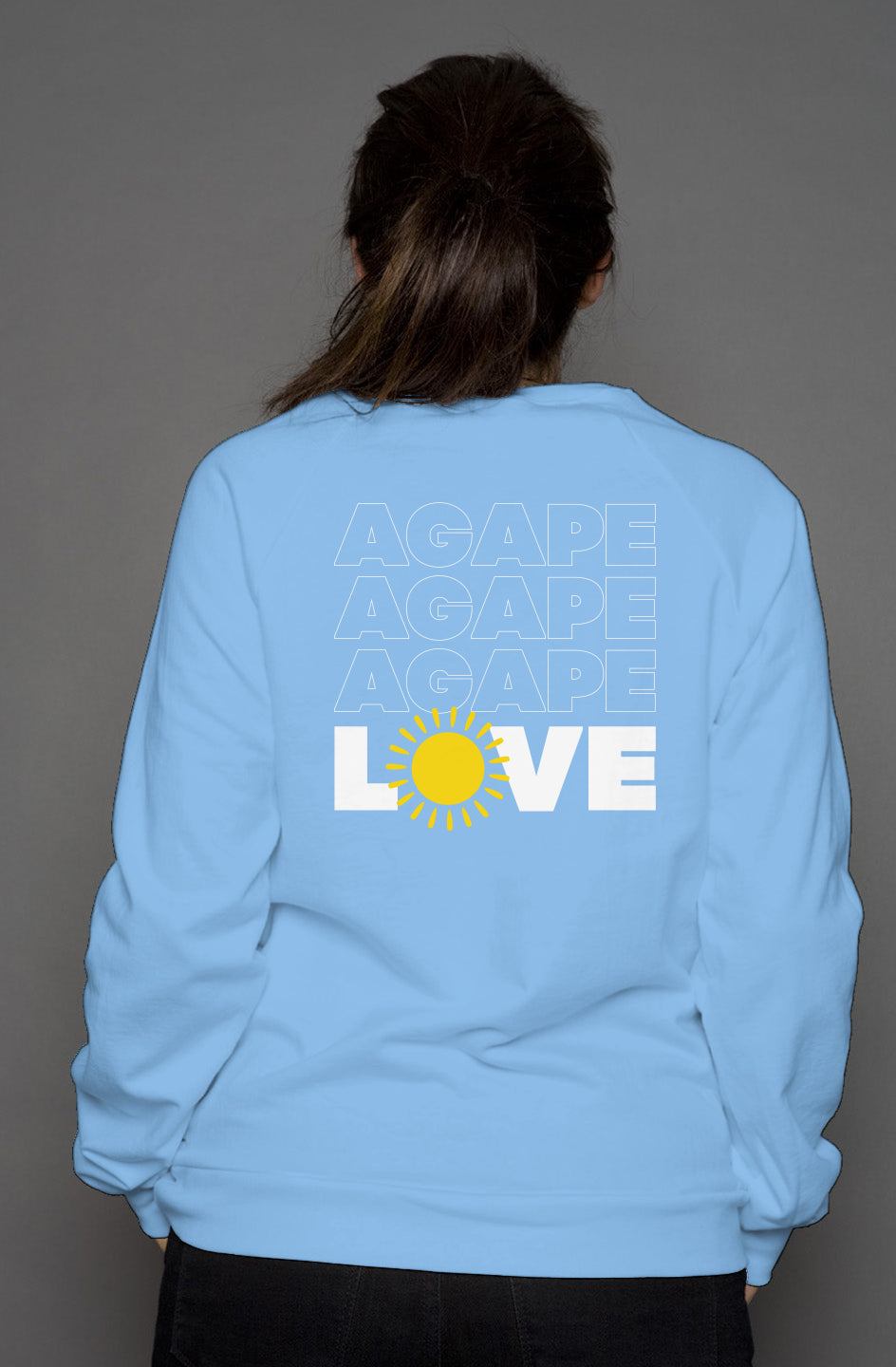 unisex crew neck sweatshirt