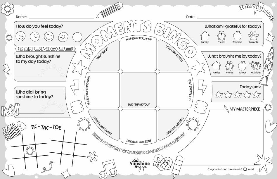 Conversation Starter Placemats