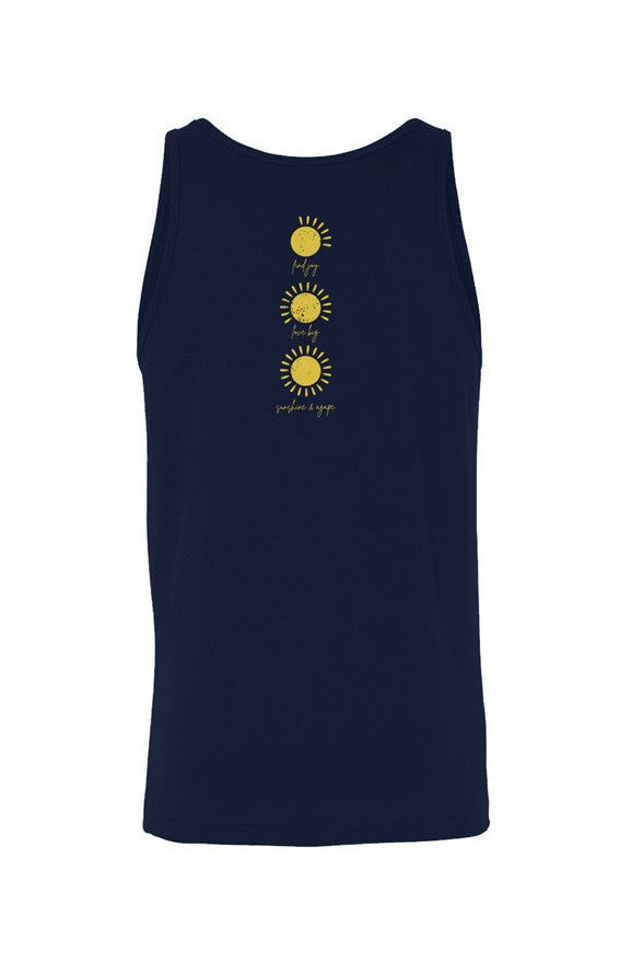 'Sun x 3' Jersey Tank - Unisex