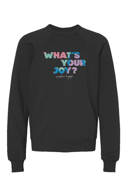 'What's Your Joy' Crewneck Sweatshirt - Youth