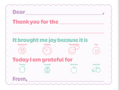 Thank You Cards - Young Children